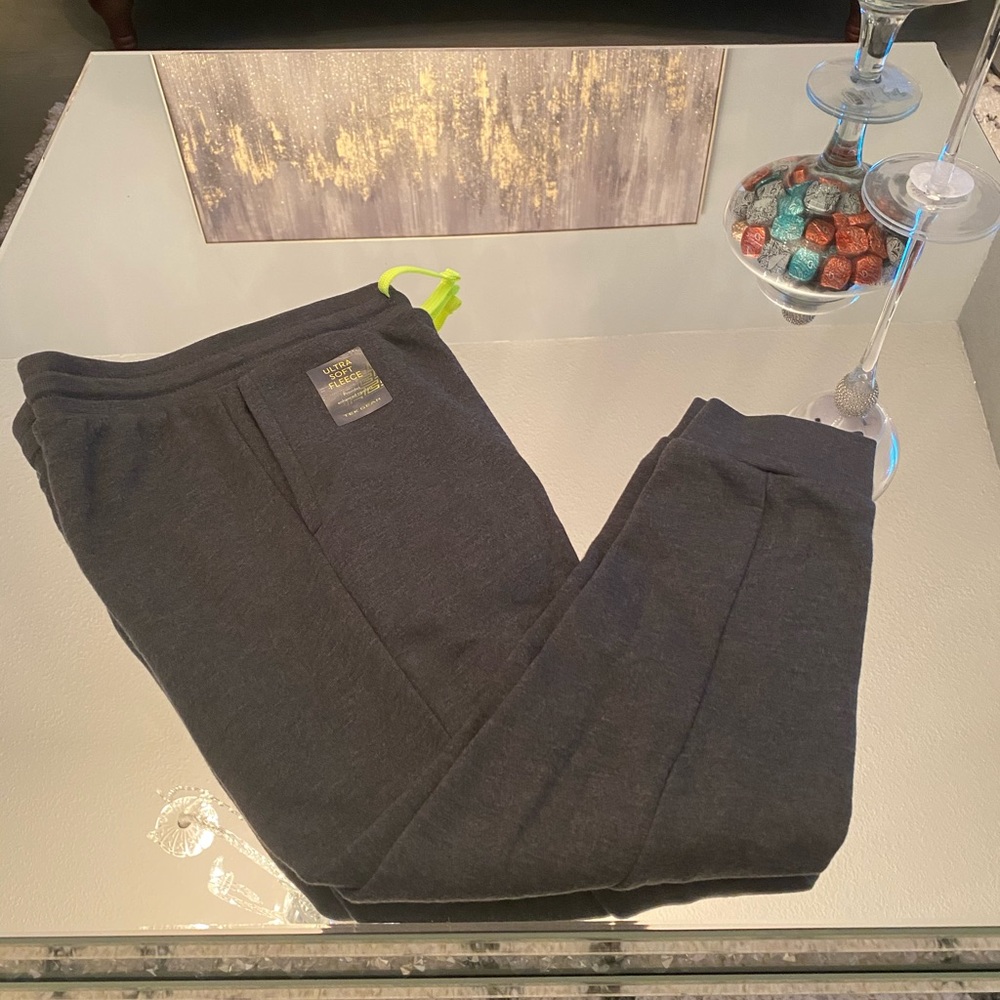 Ultra soft fleece jogger boy size black or gray